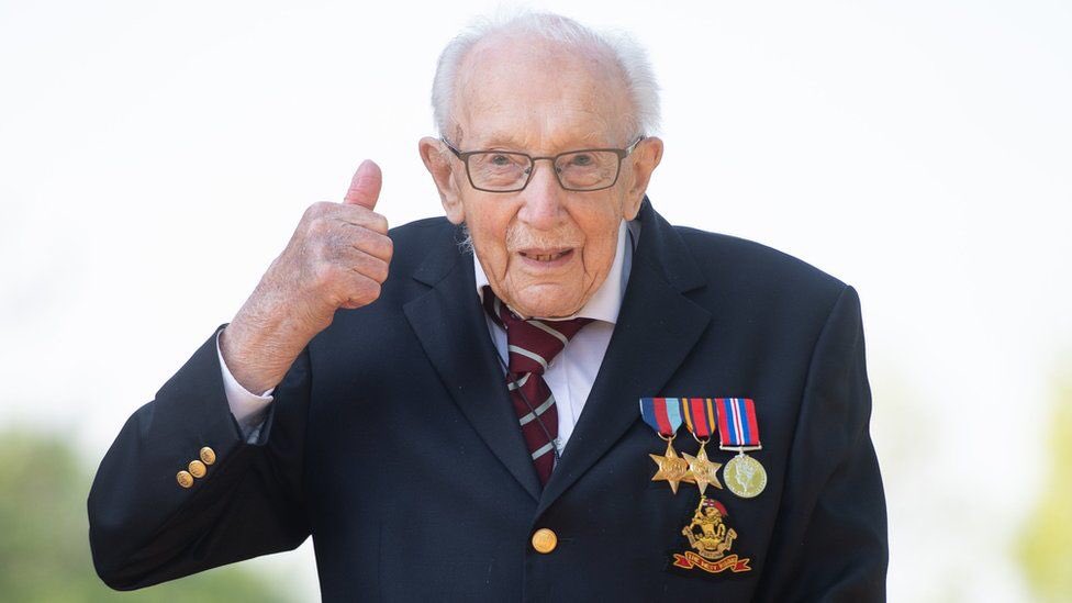 So sad to hear the news that Captain Tom has passed away - he was a true hero and inspiration
