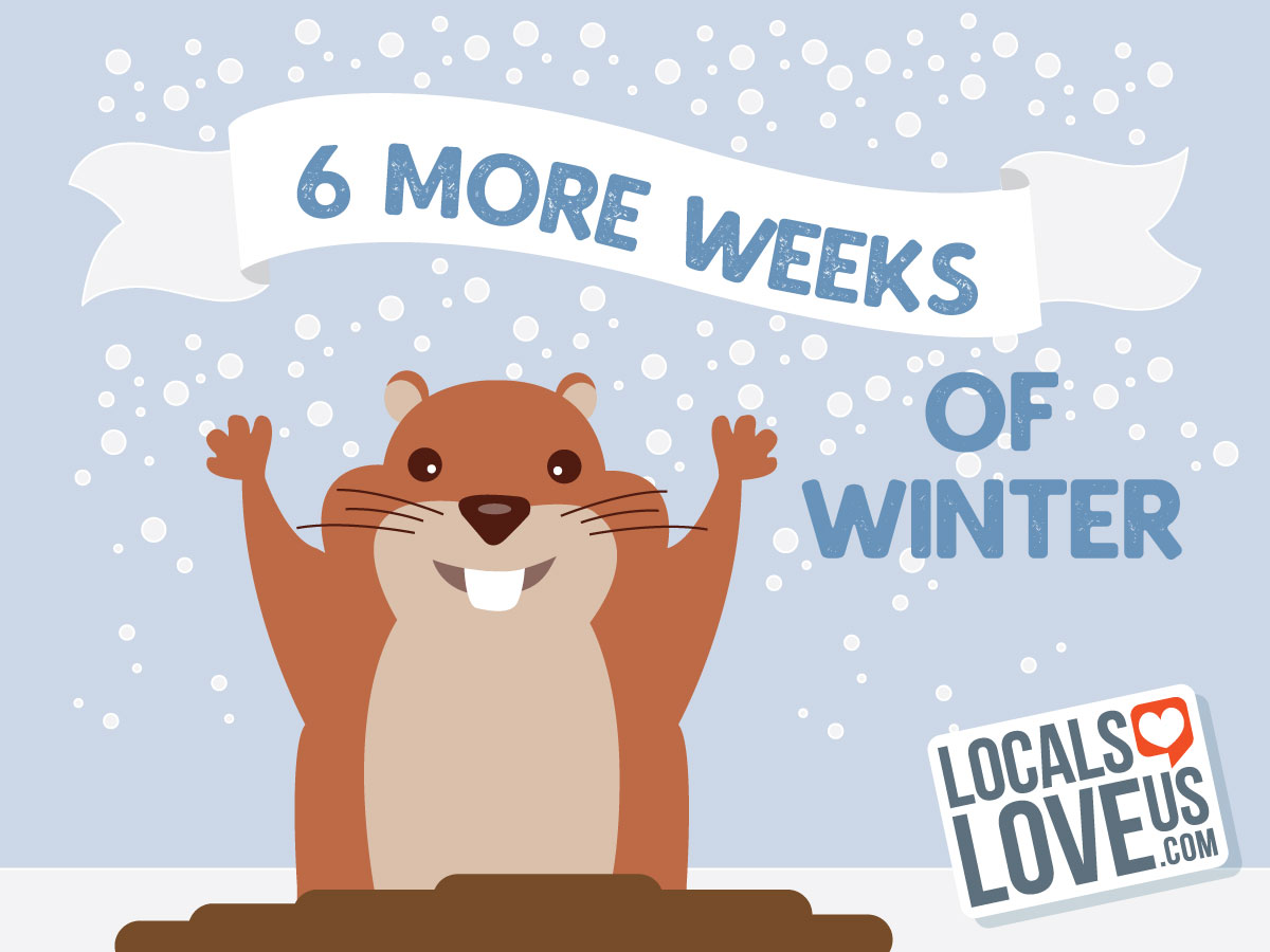#HappyGroundhogday! Punxsutawney Phil saw his shadow this morning, so that means...