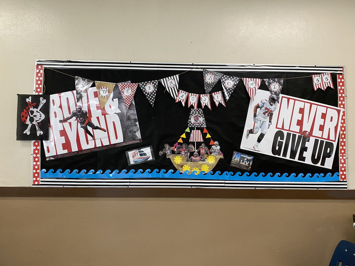 Ballast Point is Raising the Bucs flag all week!! Check out some of our students and the bulletin board in the cafeteria. #GoBucs @BucsFoundation @hcps_sel