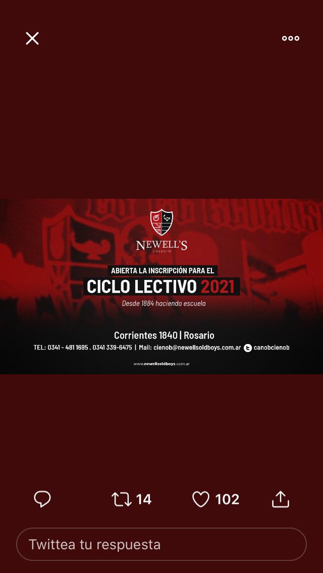 Colegio Newell's 🎓 (@newellscolegio) on Twitter photo 