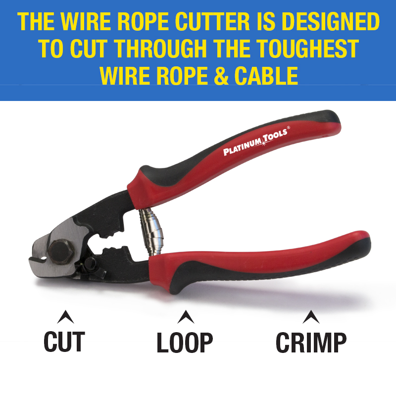 Cut Through Wire and Cable In a Snap with Platinum Tools' Wire Rope Cutter ow.ly/PVnm50BNq5q