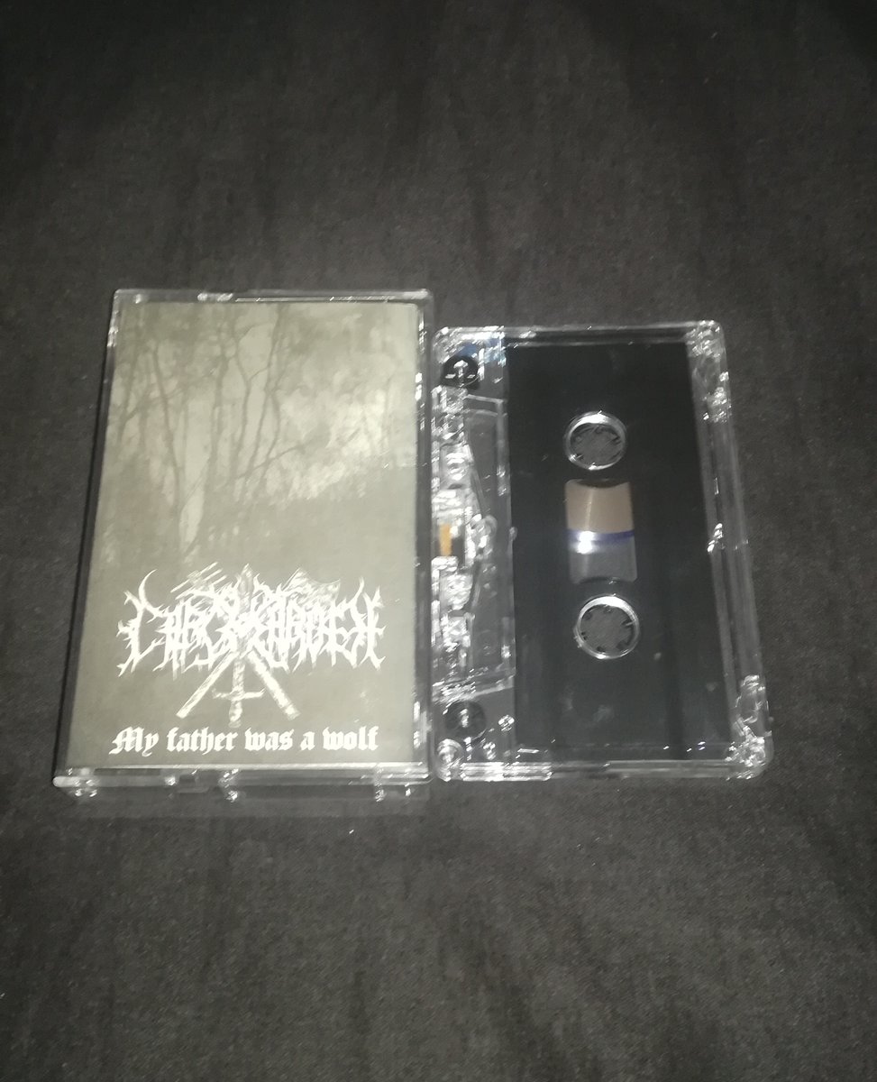 WarProd's tweet photo. #DistroMailorderItemForSale
#Carcharoth 🇪🇸 “My Father Was A Wolf"
3€+postage
The first demo from this very good band.
#BattleHymnRecords release
#WarProductions
#SupportTheUnderground
#BlackMetalTapes
#Mailorder
#BlackMetal
#Kvlt
#SpanishBlackMetal https://t.co/4jfHA4l1l2