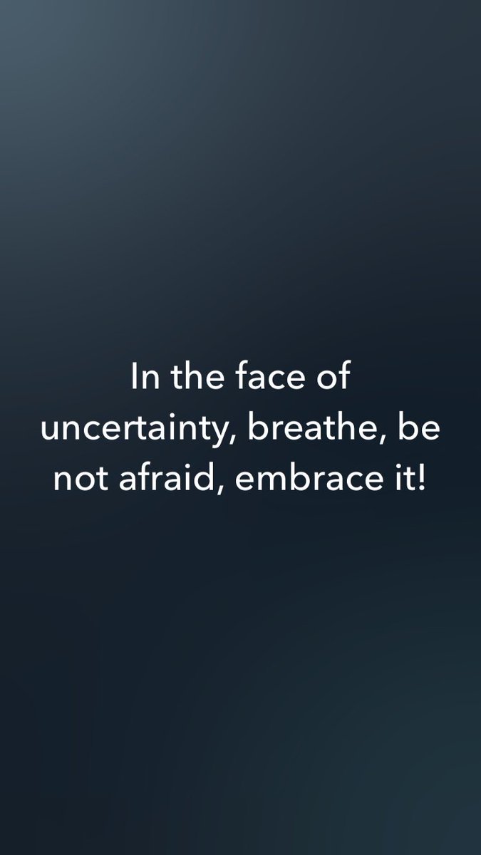 It is often the uncertainty that scares us the most. #uncertainty #strength #thecloudswillpass