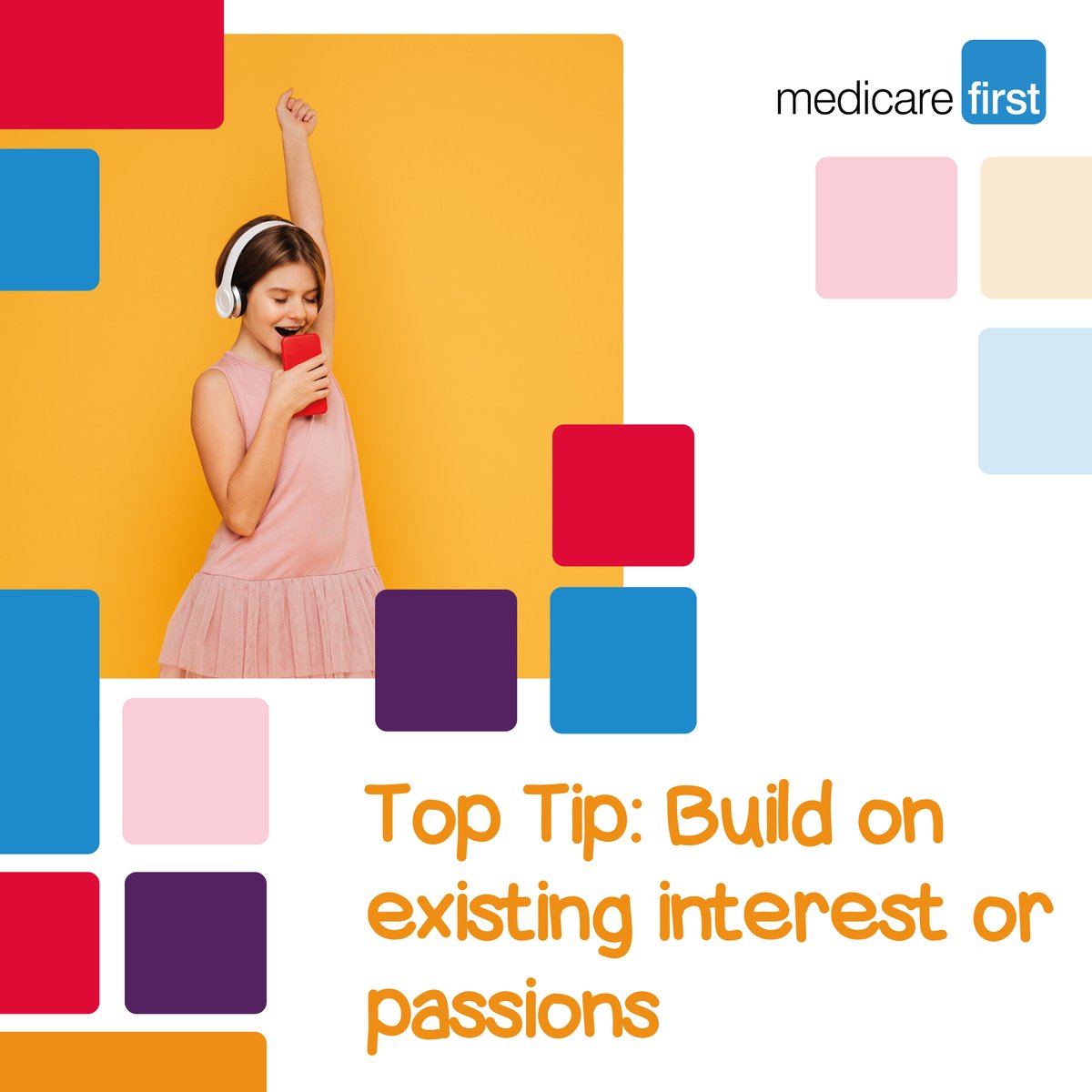 MedicareFirst's tweet image. 🎨 Build on existing interest or passions 🎨

One way to help children express themselves is by building on their existing interests or passions. Think about what has helped them get through the difficulties of the past year. Maybe a love of dancing? Getting messy with some b ...
