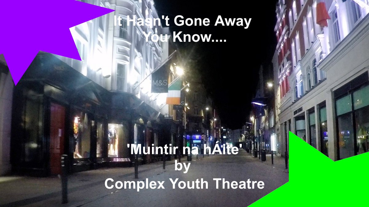 Set your alarms for 7pm tomorrow as CYT launch the first instalment of 'It Hasn't Gone Away You Know...'. A series of videos foregrounding youthful perspectives on the world we live in!

'Muintir na hÁite' will be live on Wednesday February 3rd at 7pm...