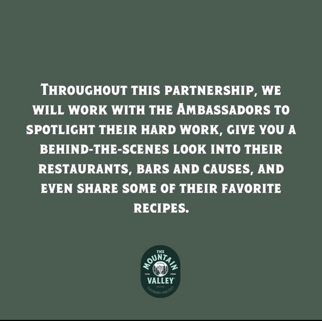 chefbillyd's tweet photo. Excited to announce my partnership with @MtnValleyWater as a Culinary Ambassador. The Culinary Project Ambassador program features an elite group of respected members of the hospitality community invited to forward the brand’s mission. 
#mountainvalley #springwater #chefpartner https://t.co/QkOKnGFJYV
