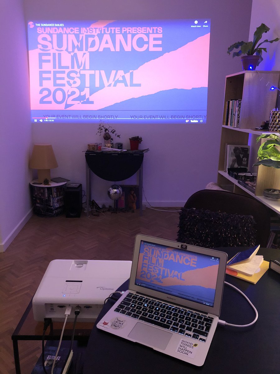 Good evening #Sundance2021! Your breakfast is my dinner but I still managed to catch some of the talks, shorts and the very entertaining #Sundancedailies.... there in spirit ...good show@Sundancefest