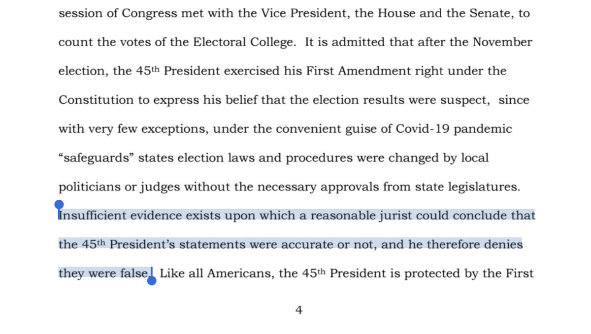 This part is EMBARRASSING. How many courts heard & dismissed (some w/prejudice) election fraud conspiracy theory lawsuits? Too many for me to count.  @marceelias can give you the count. The only fraud found was the illegal actions taken by Trump & his supporters.