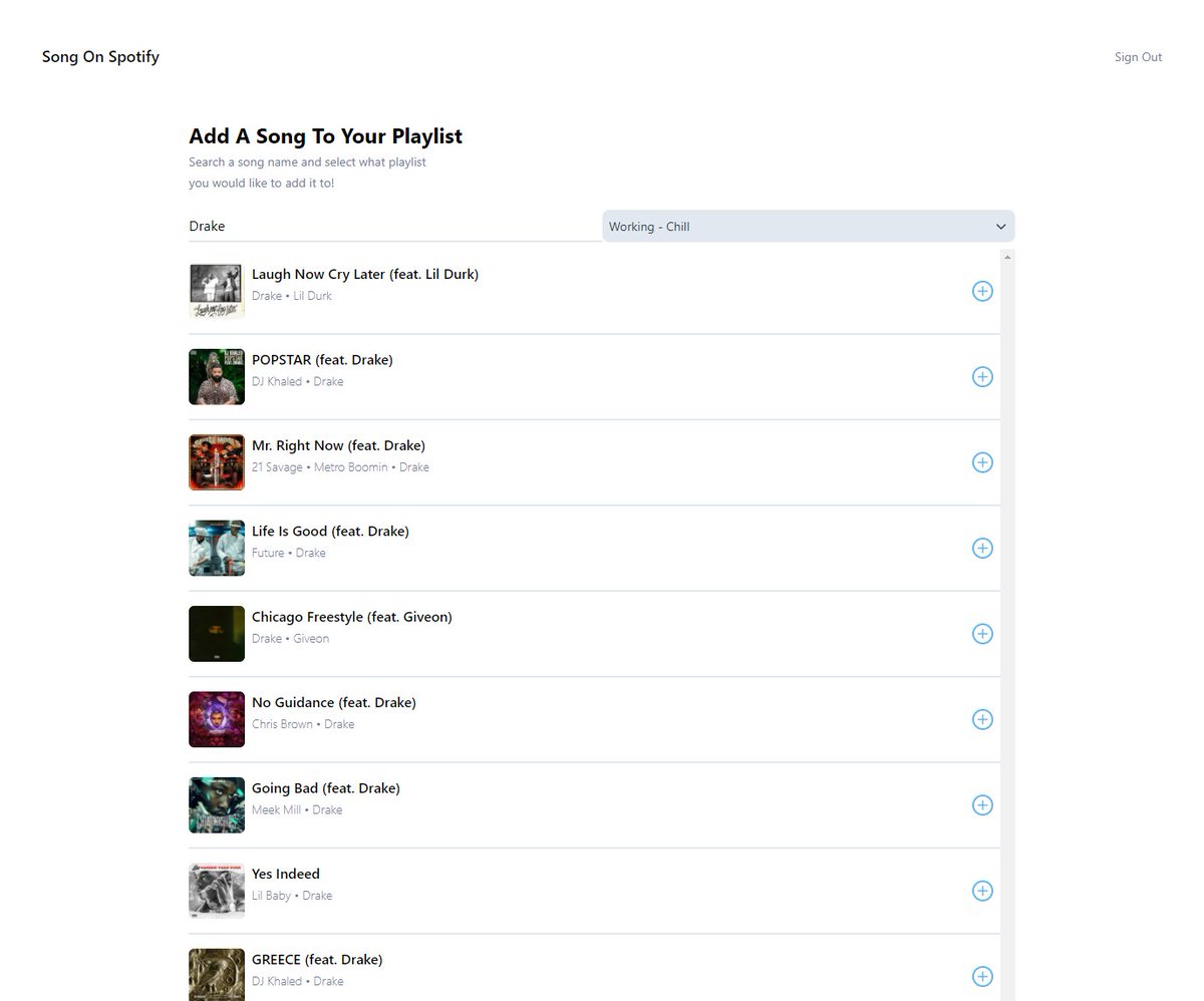 ThelightsC's tweet photo. Take the frustration out of playlist creation, Using Spotify's official auth system, get started fast! 

- Create playlists instantly
- Add songs to playlists at fast speeds!

https://t.co/N4EH8FFBXR

#spotify #reactjs #SoftwareEngineer #Project #app #tailwindcss https://t.co/5T4Lz8cMip
