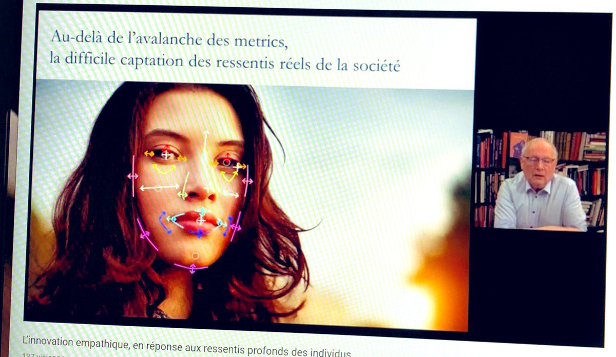sabrolland's tweet photo. @MardisInno L’innovation empathique en réponse aux ressentis profonds des individus avec Marc Giget #DesignThinking centré sur l’usage comme pratique sociale . Arrêter d’avoir une vision techno centric mais plutôt human centric https://t.co/izTXA9imw9