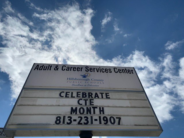 Did you know? Our Adult and Career Service center is a “one stop shop” that connects Hillsborough Technical College, Adult Education and the workforce! Call to speak to a counselor about jumpstarting your career path today! #CTEmonth