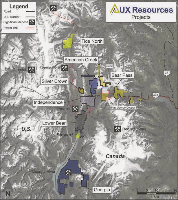 AUXResources's tweet photo. $AUX spent a decade consolidating a large land position and is conducting some of the first comprehensive #exploration at the south of the #GoldenTriangle. Learn more: https://t.co/xmpVYi3cDm

#Mining #JuniorMining #BCMining #Metals #PreciousMetals #BC https://t.co/IZsYjiS0NM