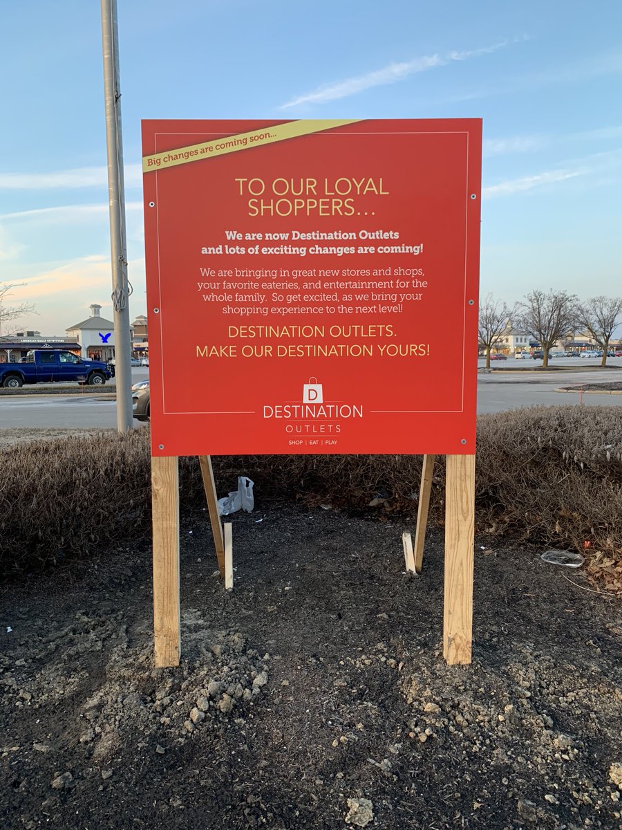 Destination Outlets tweet media