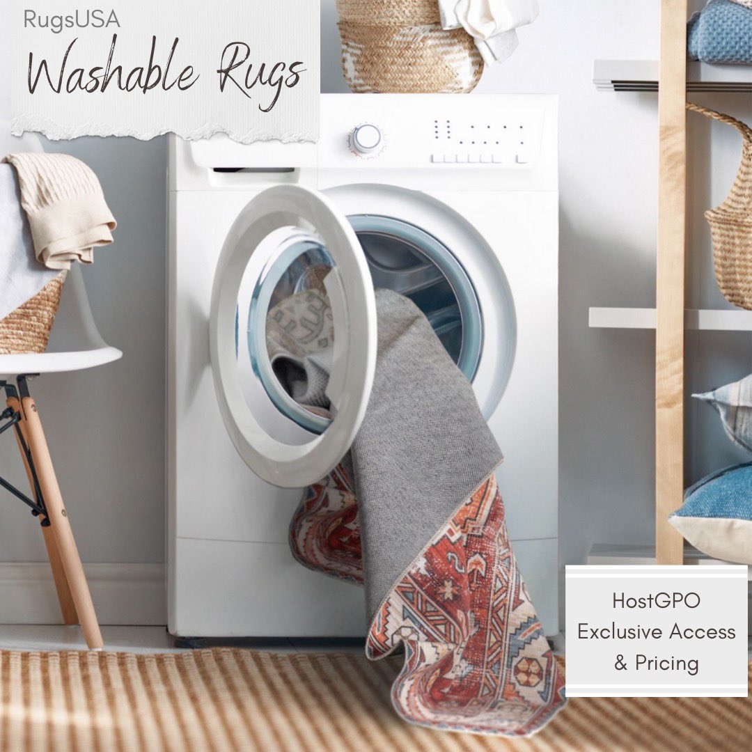Who agrees that rug choice can make or break a room? 🙋🏼‍♀️ But soon enough you #realize that it’s easier replacing stained rugs than trying to clean them. <a href="/rugsusa/">Rugs USA</a> has tried to solve this by problem by creating a new, washable #rug! See how easy they fit into your washing machine!