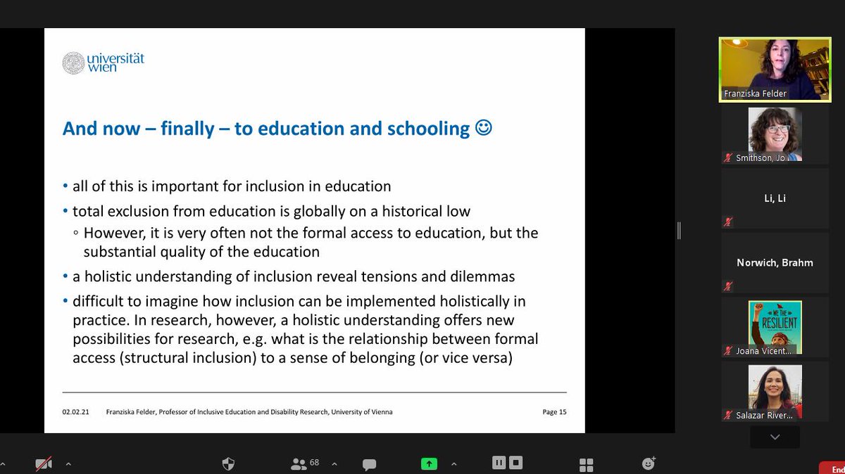 EducationUoE's tweet photo. Thank you Franziska Felder for such an interesting and thought provoking lecture #GSELectureSeries https://t.co/Tt9T1WCHvZ