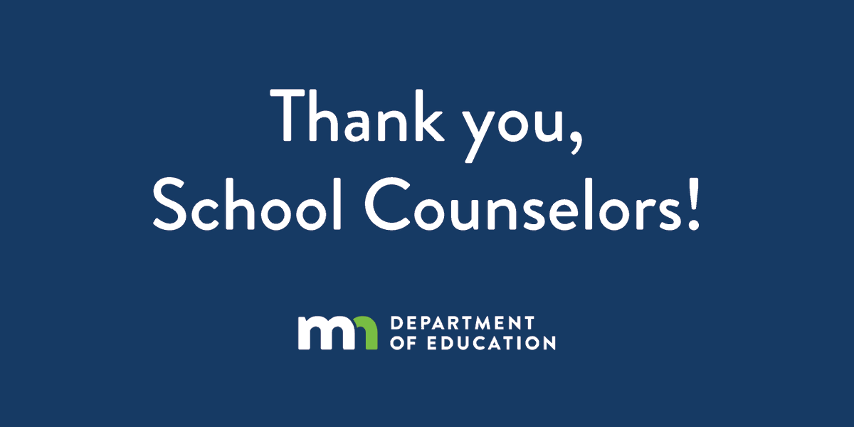 School counselors help students build social-emotional skills, maintain mental wellness, achieve success in school and plan for a career after graduation. We applaud their work every week and especially during School Counseling Week. #NSCW21