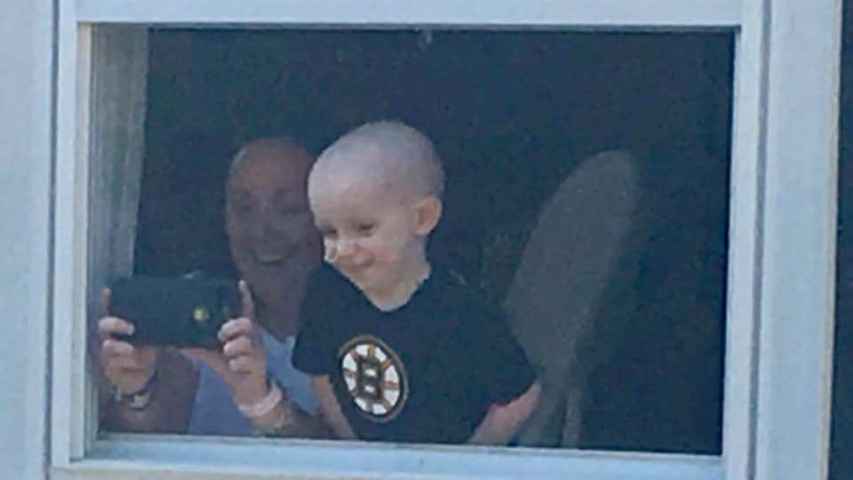 TheWHTC's tweet photo. Today we are keeping our buddy The Mighty Quinn and his family  in our minds as he begins to fight this beast known as cancer again! You’ve got this, and we’ve got you! https://t.co/a9dqEdS1mQ