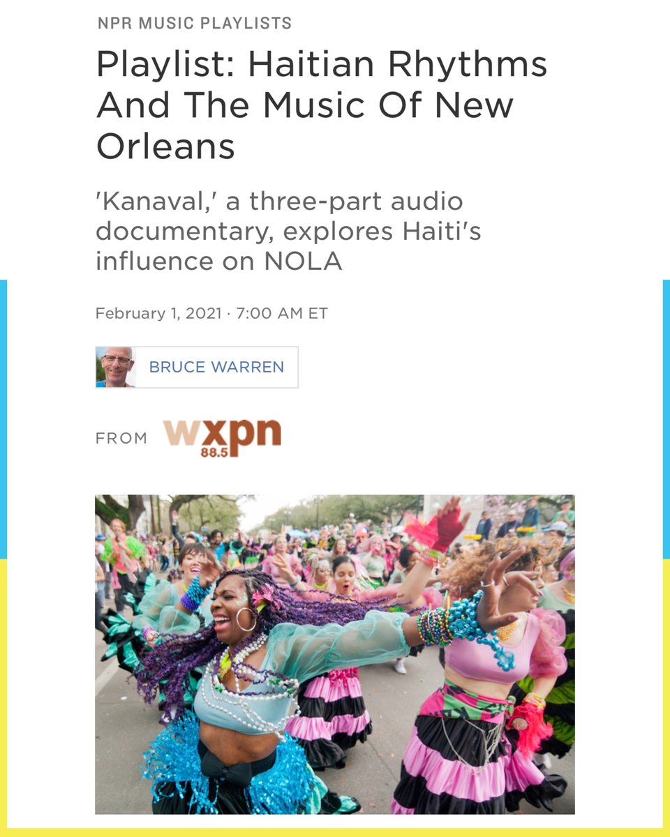 LunionSuite's tweet image. Kanaval celebrates the origins, history, and influence of Haitian culture, &amp;amp; features interviews &amp;amp; music from Boukman Eksperyans, Paul Beaubrun, RAM, Lakou Mizik, Chico Boyer, Win Butler &amp;amp; Regine Chassagne of Arcade Fire, Bruce &quot;Sunpie&quot; Barnes, Ben Jaffe.