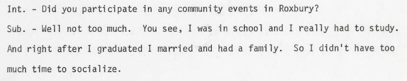 Garnett valued her right to vote and the growing influence of African American politicians, but wasn't involved herself in politics or prominent social movements. She dedicated herself to her work and to her family.