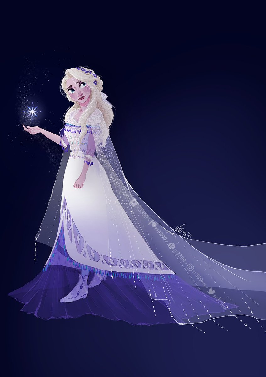 ff339nai's tweet photo. decided to have some fun with a more historically accurate take on elsas fifth spirit gown. #elsa #queenelsa #frozen #frozen2 #disney #fanart #disneyfanart #elsafanart #thesnowqueen #thefifthspirt #artistsontwitter https://t.co/kRIooLC2ZW