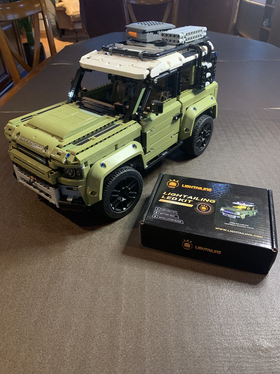 Last Xmas our project was a new <a href="/LEGO_Group/">LEGO</a> <a href="/LandRover/">Land Rover Discovery</a> #Defender and this year we have added a light kit 😃