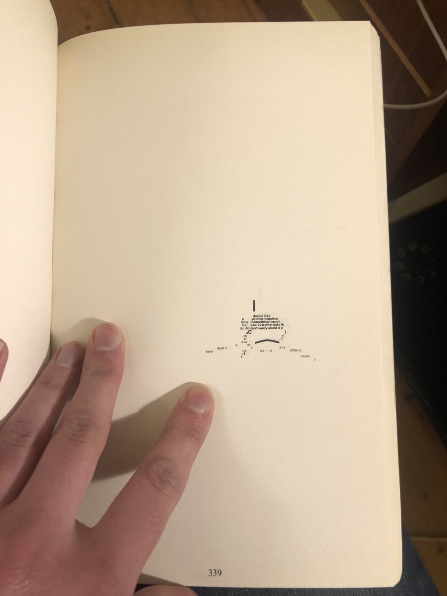 It included a use of typography I’d never encountered before - including a particularly memorable section where a shark made of words swims up and out of the pages toward you, as though in a flick book. It was playful, and inventive and utterly brilliant.