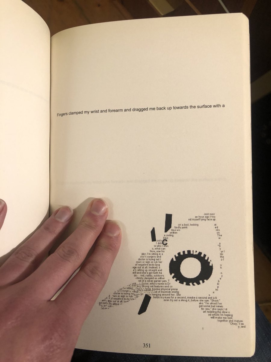 It included a use of typography I’d never encountered before - including a particularly memorable section where a shark made of words swims up and out of the pages toward you, as though in a flick book. It was playful, and inventive and utterly brilliant.