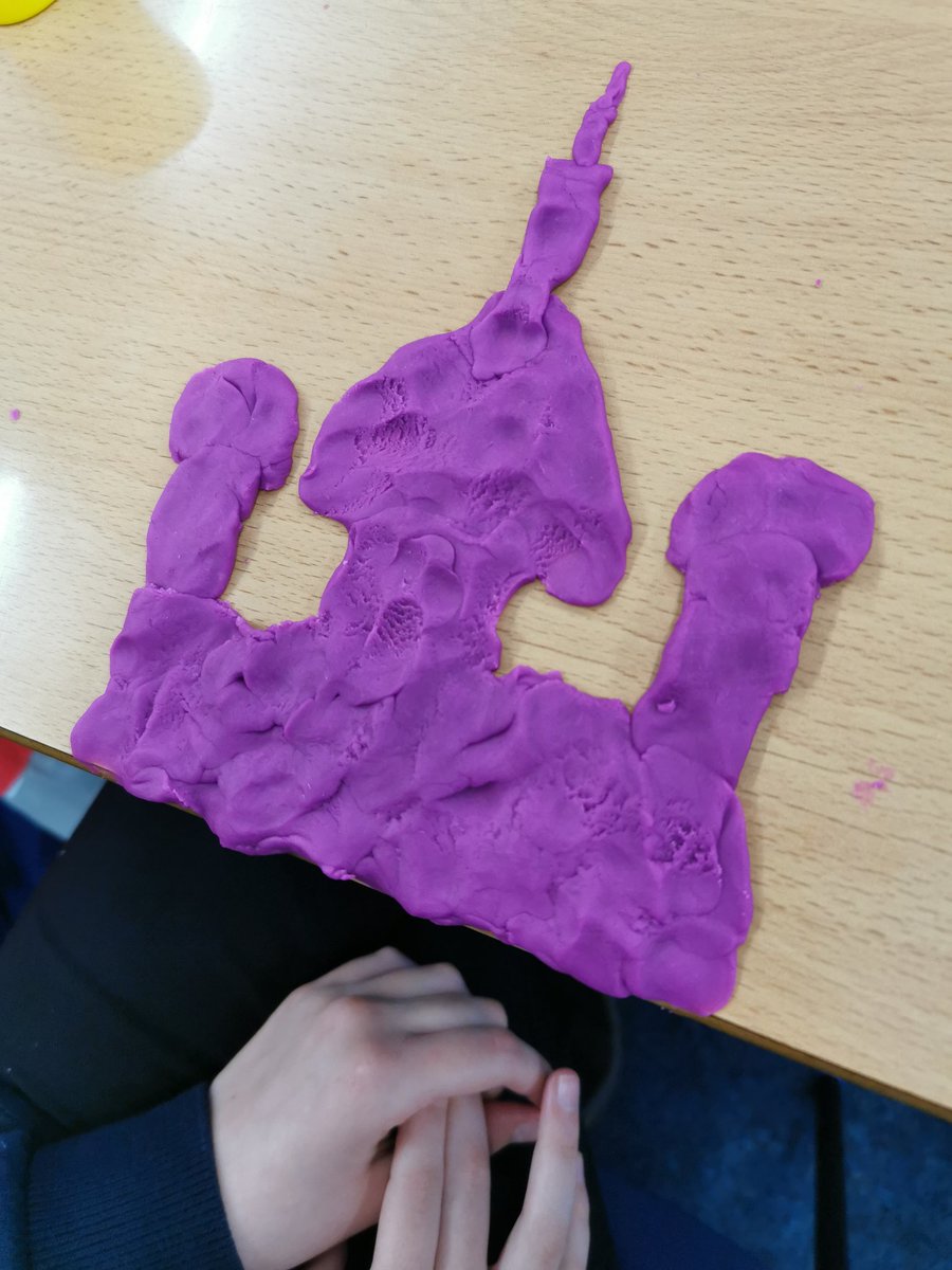 MrsLEKing's tweet image. Today we got creative with Play-Doh during our Google Meets quiz, I was so impressed with what the students produced! Here are just a few of their creations...