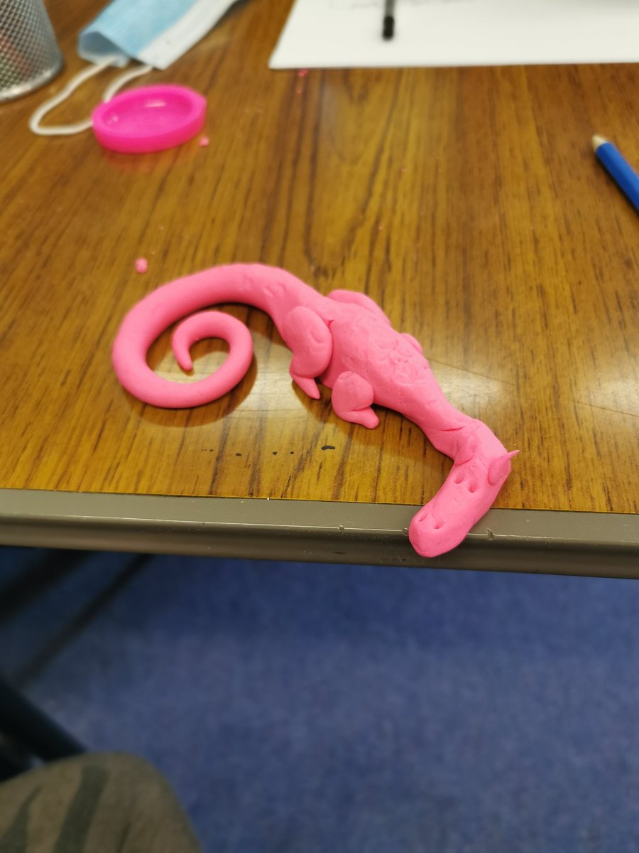 MrsLEKing's tweet image. Today we got creative with Play-Doh during our Google Meets quiz, I was so impressed with what the students produced! Here are just a few of their creations...