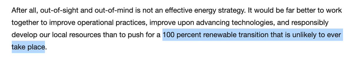 But Haley can’t even bring himself to admit that a decline is coming, even though he surely knows it is. Instead he tries some wishy-washy denialism to muddy the waters on whether the clean energy transition is even possible, without getting too specific (because he can’t).
