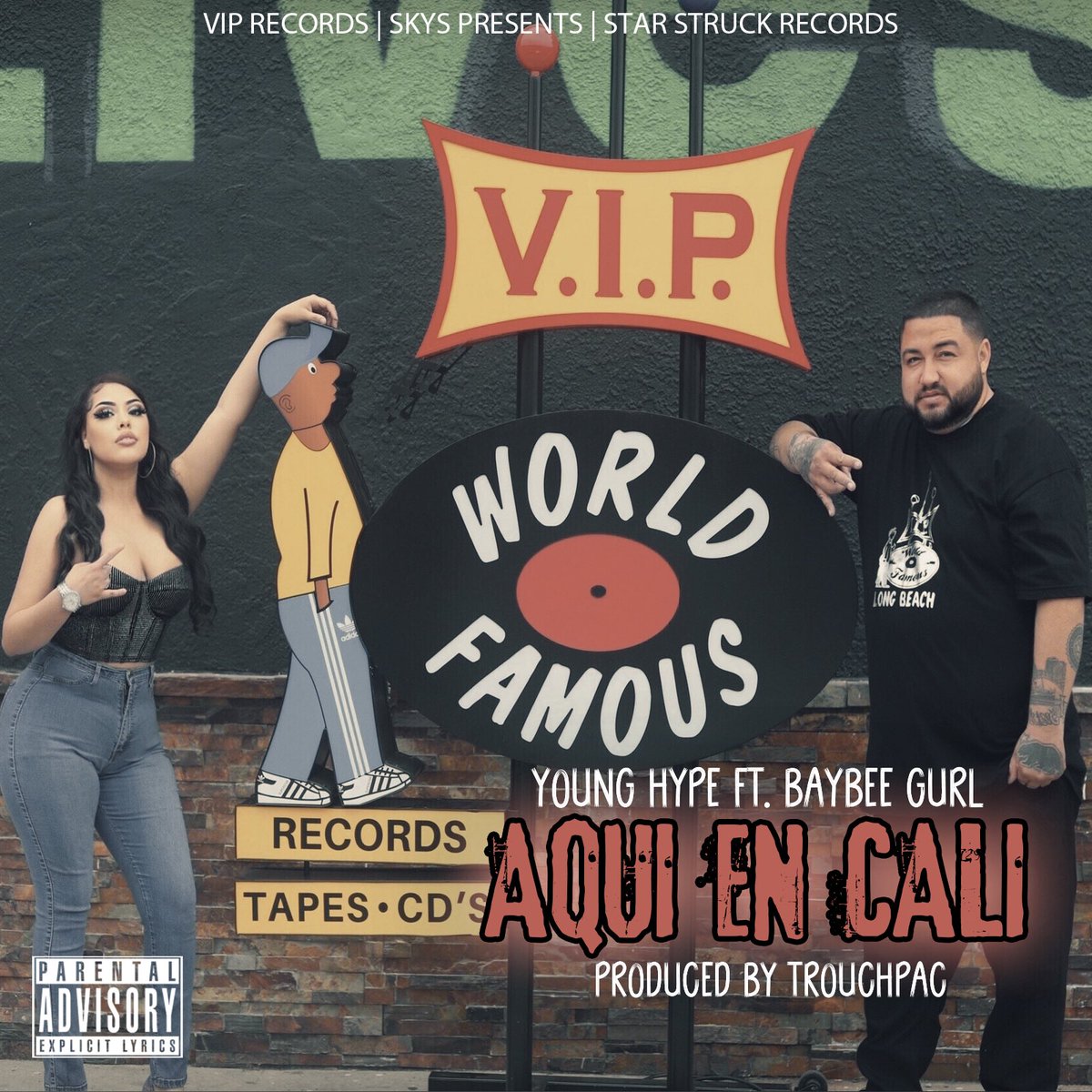 🚨NEW MUSIC🚨 “AQUI EN CALI” Ft. @officialbaybeegurl Produced by <a href="/trouchpac/">Trouchpac</a>  OUT ON UR FAVORITE SOURCE OF MUSIC THIS FRIDAY FEB 5TH 2021! #GoTime #NewMusic #VIPRecords #SkysPresents #StarStruckRecords #Legacy #Cali2France2TheWorld