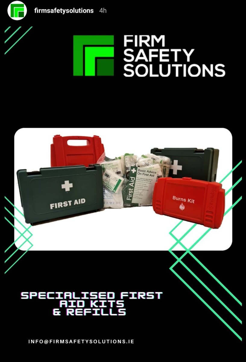 DunphyShane's tweet photo. Been a really busy 12months with all our safety training and consultancy @AMPMSafety so havnt got a chance to push our new venture with @NikkiDunphy for all your first aid equipment contact me or @FirmSafety https://t.co/WIKLyQiQXC