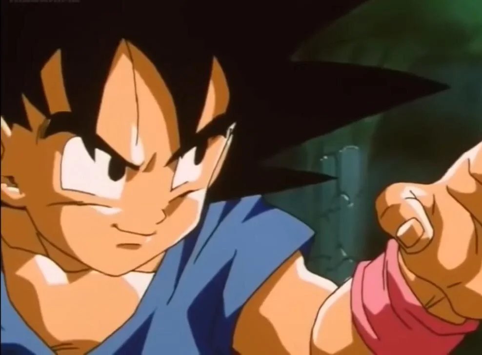 Alors voilà, en vérité, je trouve que Goku GT a un flow d'enculé ! (surtout quand il est bien dessiné, c'est normal)En plus j'ai l'impression que même redevenu petit, les traits de son visage sont resté assez "mature", ce qui permet de le différencier du Goku de 12 ans dans DB.