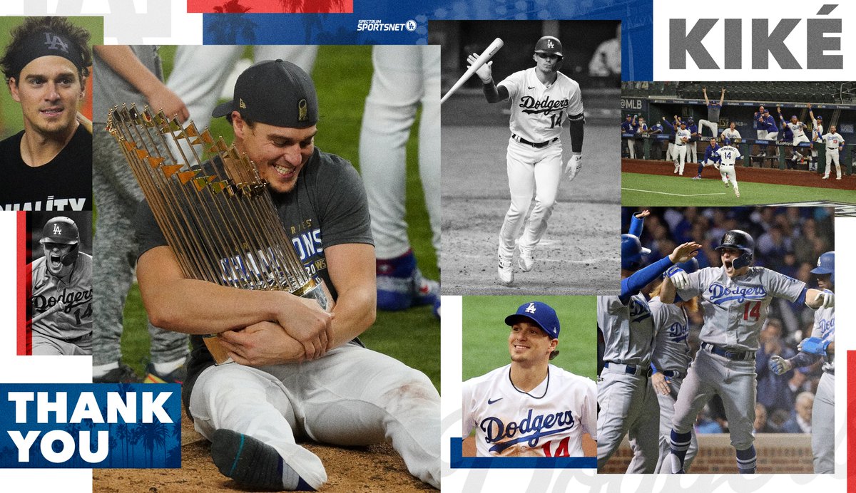 SportsNetLA's tweet photo. Thank you @kikehndez for everything you've done for the #Dodgers. We'll miss all the energy you brought to the field every night. Best of luck on the next chapter! 💙🏆👏 https://t.co/lRc0jVRtY8