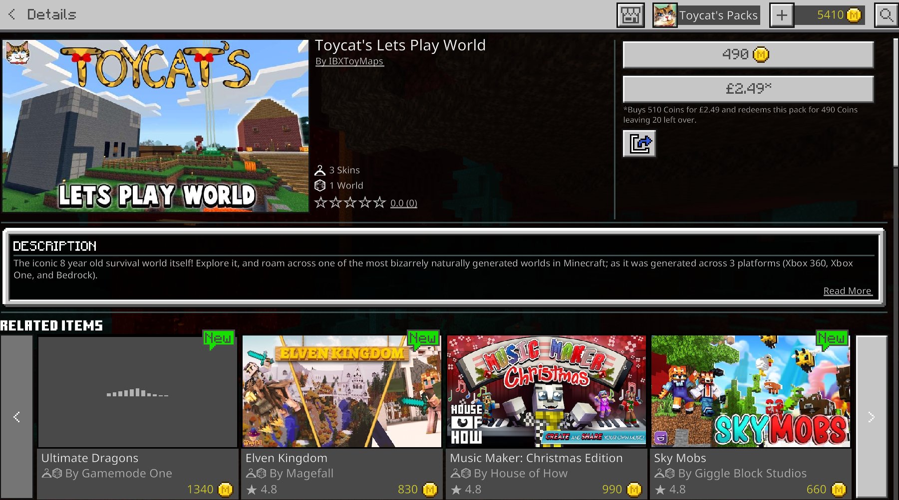 Free The World in Minecraft Marketplace