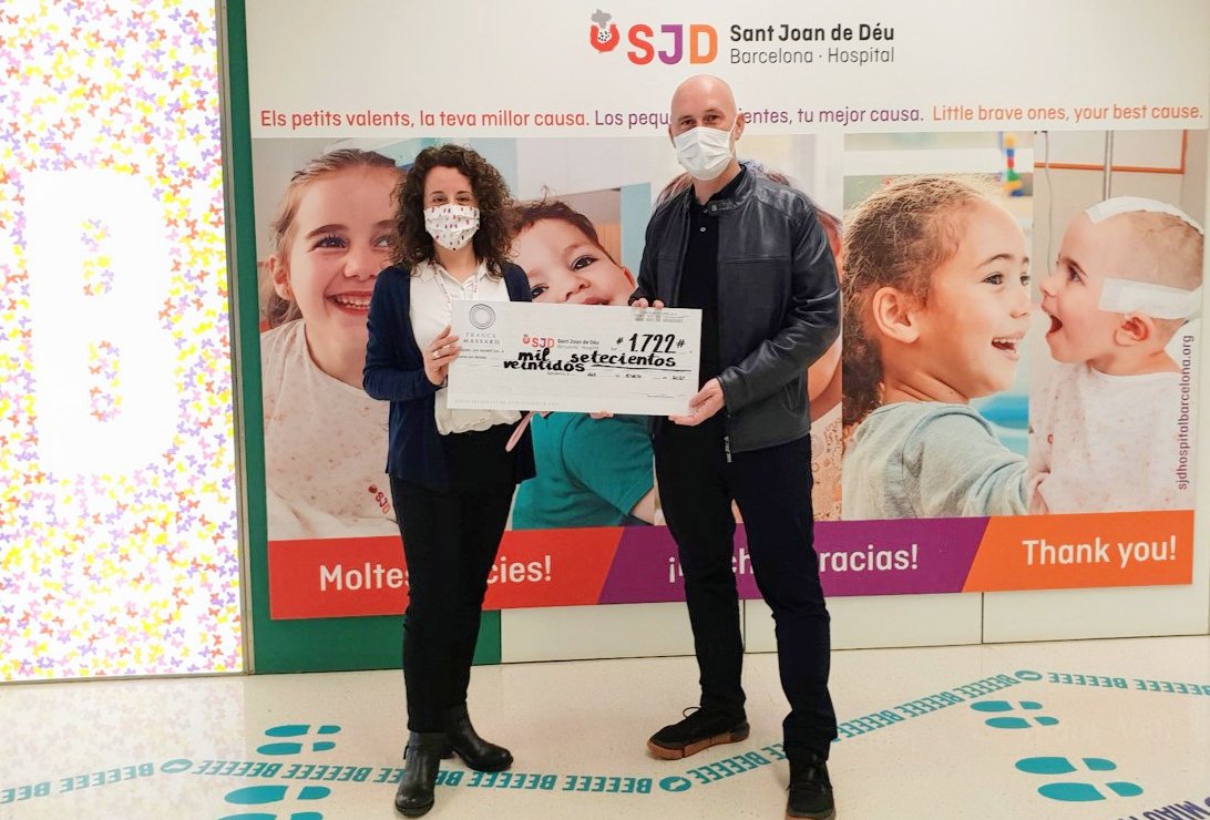 Sumamos 1.722€ más gracias a la solidaridad de <a href="/fmassard/">Franck Massard</a> <a href="/epicurewines/">Epicure Wines</a>, que ha donado los beneficios de sus vinos ‘Más Amor’ y ‘Herbis’ a la #investigación del #cáncerinfantil en el Hospital <a href="/SJDbarcelona_es/">Hospital Sant Joan de Déu Barcelona ES</a> a través de @leucosbyingrid. Muchas gracias, Franck!🍷
