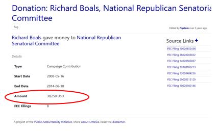 Note the series of payments made by the CEO of Blue Cross/Blue Shield to National Republican Senatorial Committee (Koch aligned) to lobby Against measures to reduce prescription and health care costs. @Loveon999  @kelly2277  @MountainsStars