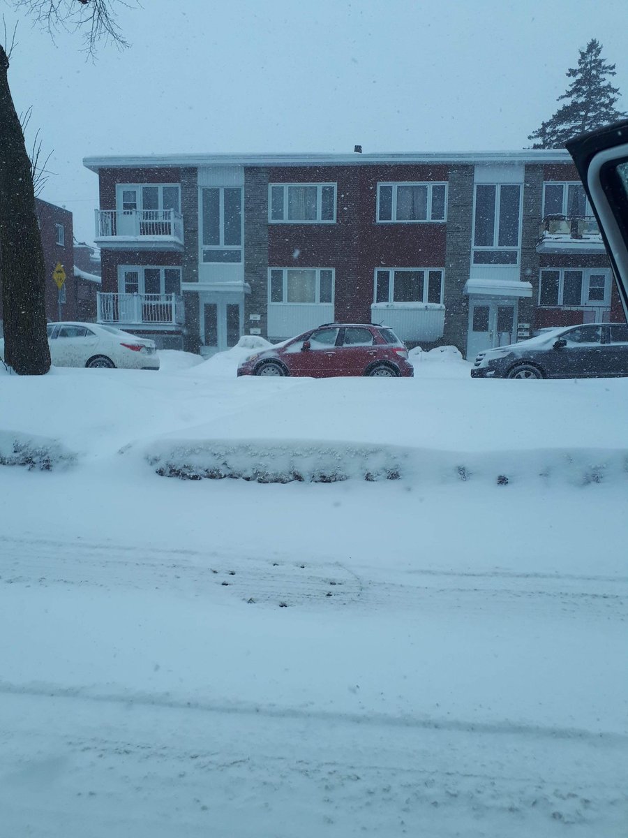 Neige aujourd'hui 2 janvier 2021, Montréal