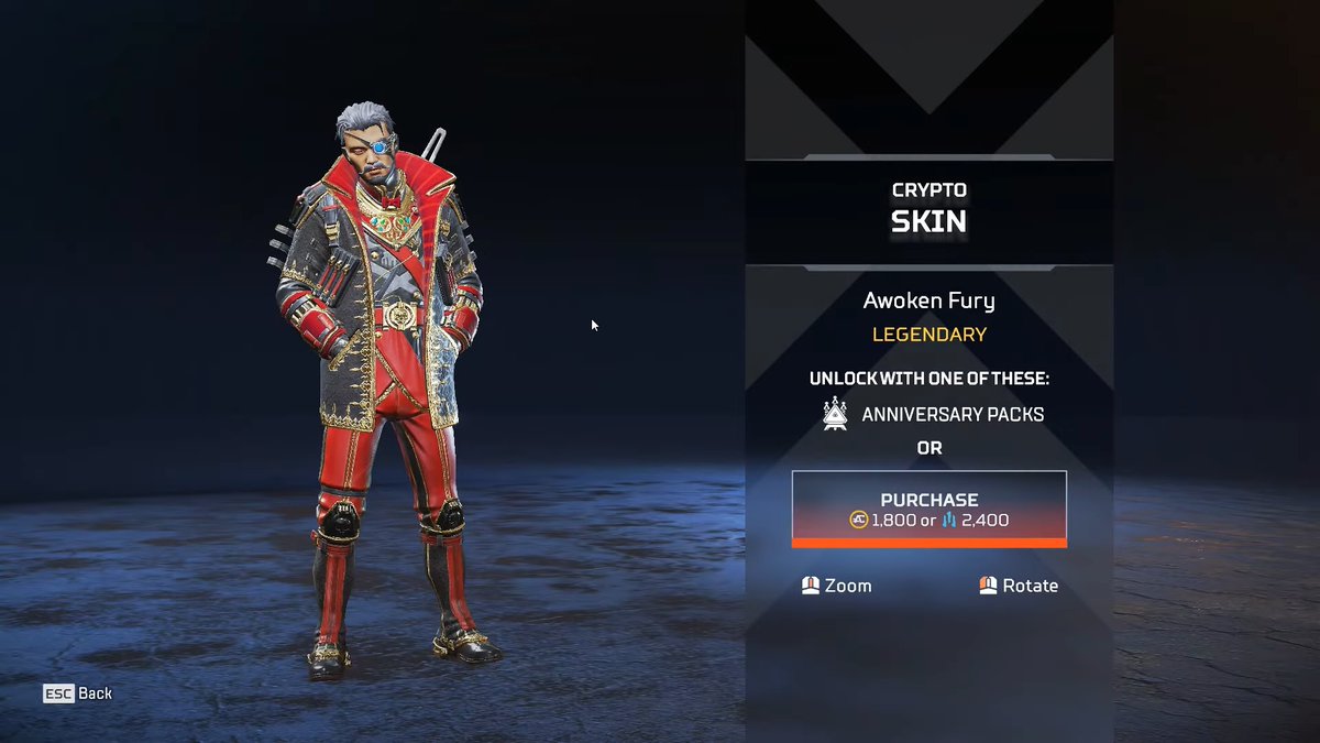 アニバーサリーコレクションイベントで登場する「レイス」「レヴナント」「クリプト」「パスファインダー」