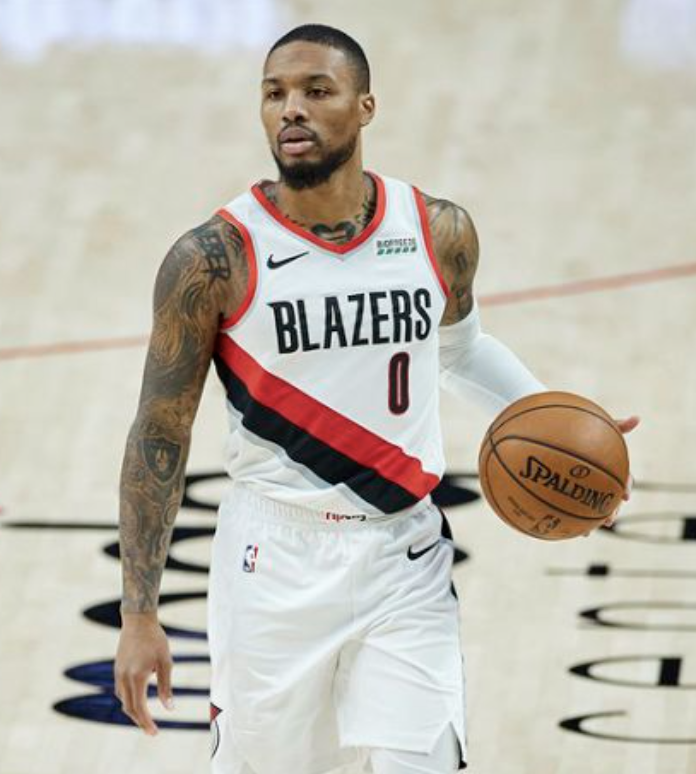 No. 5 in the NBA Math player power rankings:Damian Lillard, Portland Trail Blazers: 24.32 https://nbamath.com/rolling-player-ratings/