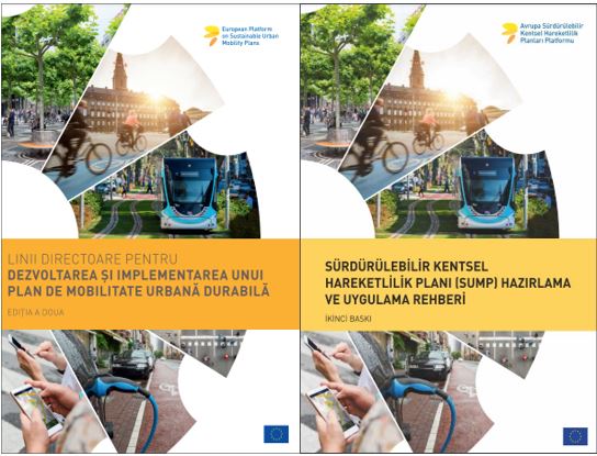 SUMP_PLUS_EU's tweet photo. This time we have a #SUMP-shaped #TuesdayTransportTreat for you!

Are you a local authority based in Romania  🇷🇴 or Turkey 🇹🇷? Then the #EU #SUMP Guidelines are now available in your local language 🗣️!

Find all translations here: https://t.co/f7h8QuTzqN https://t.co/7GklzxZg3b