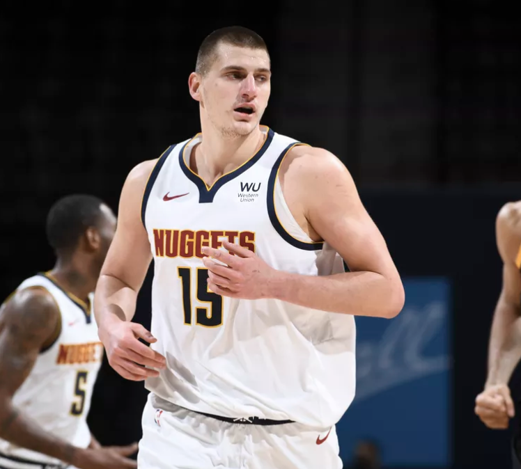 No. 1 in the NBA Math player power rankings:Nikola Jokic, Denver Nuggets: 28.86 https://nbamath.com/rolling-player-ratings/