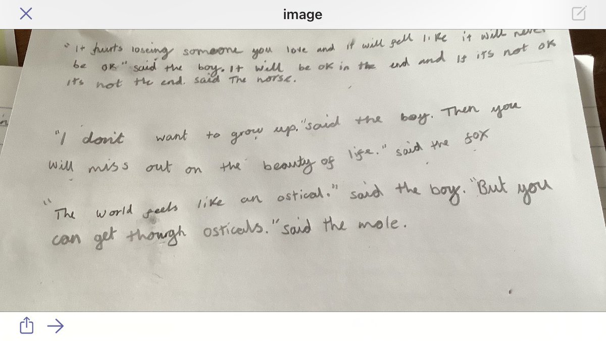 As part of Children’s Mental Health week Year 5 have been inspired by the beautiful book TheBoy, the Mole, the Fox and the Horse. I am blown away by some of the beautiful messages they have created. 😁<a href="/leighfield_acad/">Leighfield Primary</a>