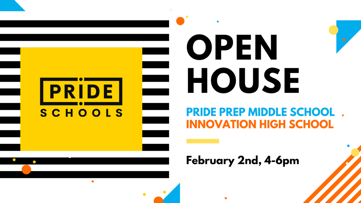 PRIDEcharter's tweet photo. Interested in project-based learning, International Baccalaureate curriculum, small classrooms? Join us tonight at our Open House, drop-in between 4-6 pm for a student-led tour &amp; meet our staff #middleschool #6thgrade #highschool #charterschool #education https://t.co/RLFd8OQiJW https://t.co/I0U8dUI6KW