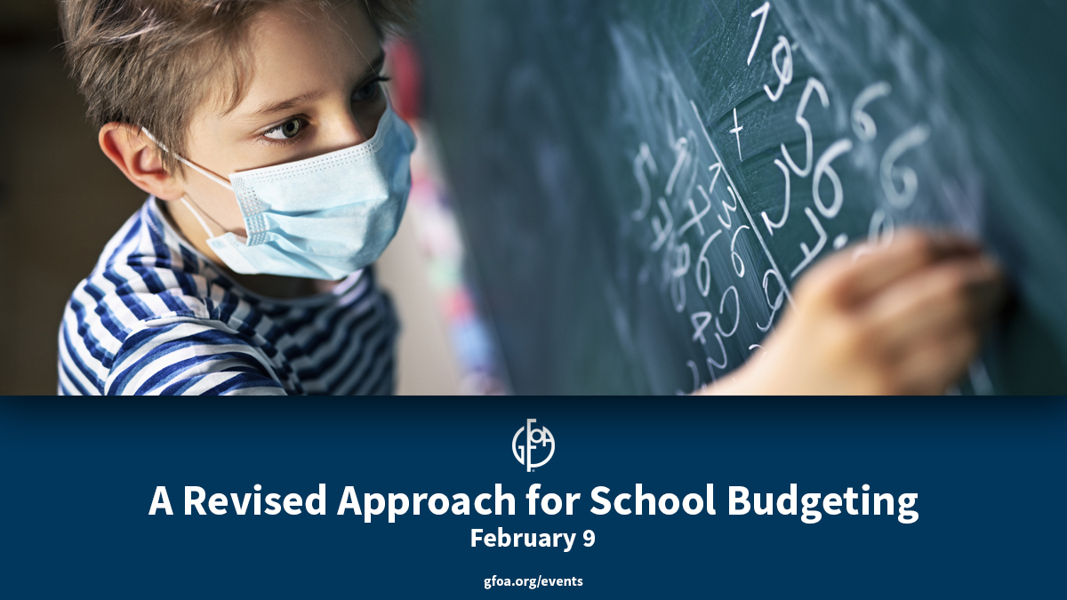 School districts planning for fiscal year 2022 face significant uncertainties. Revenue projections continue to fluctuate, and costs associated to #COVID19 mitigations will continue. Learn more during this upcoming webinar: gfoa.org/events/a-revis… #smarterschoolspending #GFOA
