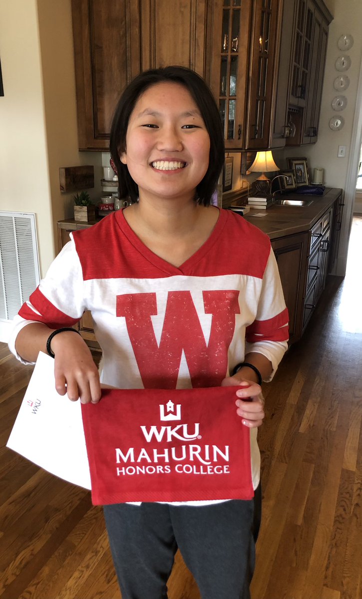 Super excited for Emma Grace; she got accepted to WKU’s Mahurin Honors College! #MHC25 @GHSReady @WKUHonors @GwoodHS