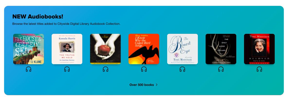 NYCDOEOLS's tweet photo. NEW BOOKS ADDED TO @Sorareadingapp. Check out the latest eBooks &amp; audiobooks added to the growing Citywide Digital Library. #NYCSchoolsRead @nycsla @NycLearning @NYCTCP https://t.co/tDj0XYPfcb