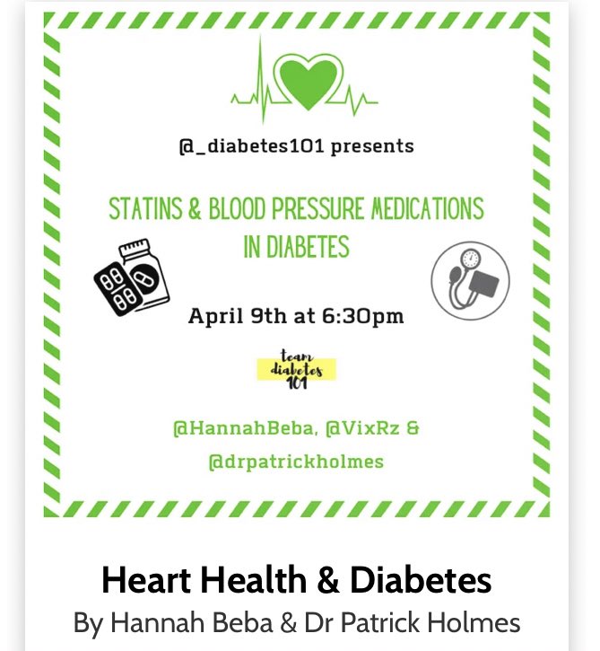 Blood pressure!  As you can see .. the “targets” vary depending on your individual risk! For more info - check out our detailed tweetorial all about BP here:  https://www.diabetes101.co.uk/tweetorials&nbsp;