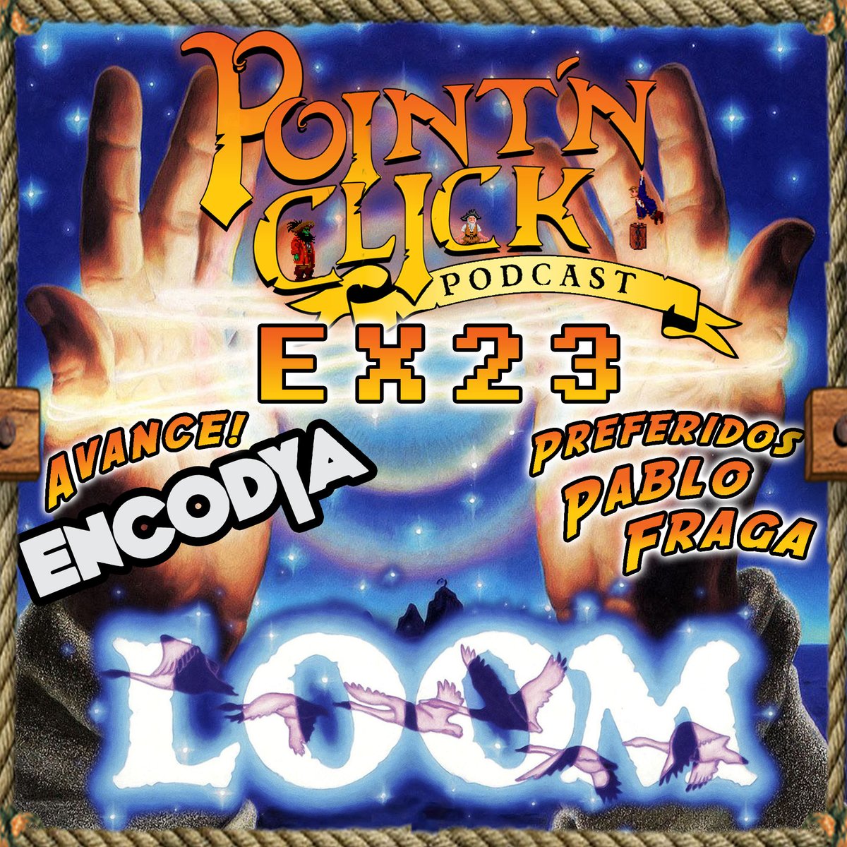 El Extra 23!!!
go.ivoox.com/rf/64818146

El avance de Encodya, un point and click cyberpunk tremendo.
En los preferidos con <a href="/blablof/">🏀PabloPetrovic🏀</a>, del departamento de marketing de <a href="/BadLand_Publish/">🎮 BadLand Publishing- Pixel Noir Wishlist on!!!</a> hablamos de The Last Guardian.
Finalizamos con Loom, una obra maestra de Lucas, llena de magia.