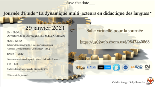 LIDILE_R2's tweet photo. LIDILE a eu le plaisir d'organiser une journée d'étude dédiée au dispositif Virtual Environmental Challenge le vendredi 29 janvier. 
Plus d'informations sur le dispositif ici : https://t.co/FUQrU0hR8I https://t.co/sIvldGAxku